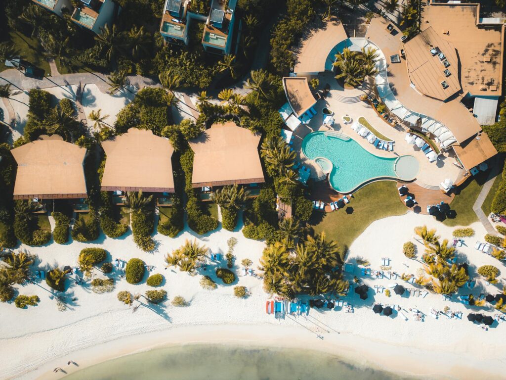 Hôtel bord de lagon — Pointe aux Piments — Île Maurice