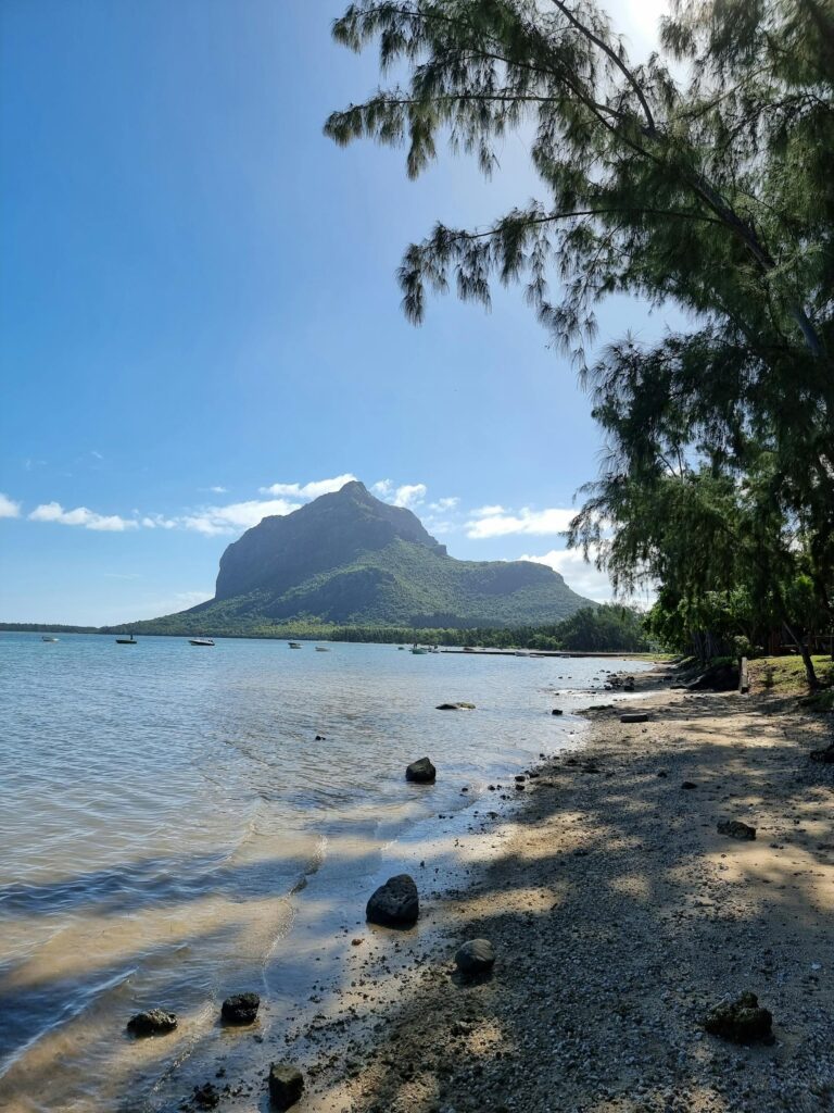 Lagon du nord vue aérienne — Île Maurice